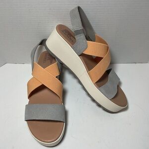 Sorel Cameron Flatform Wedge Slingback Sandals